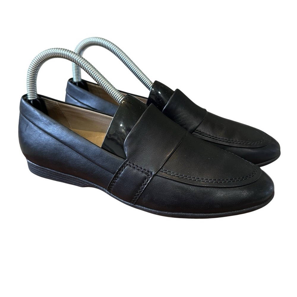 Dansko Linden Loafers Black Leather Flats Shoes Womens Size 37/US6.5-7 Comfort